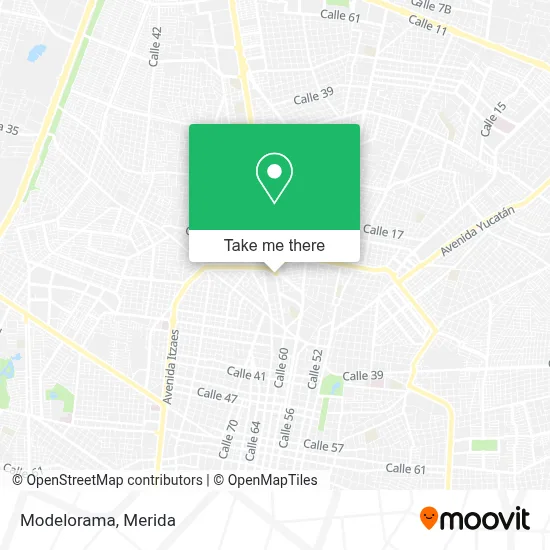 Modelorama map