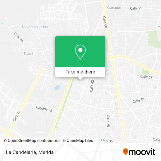 La Candelaria map