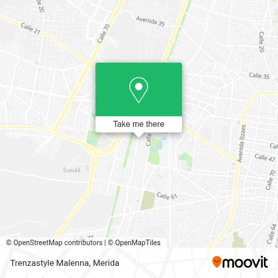 Trenzastyle Malenna map
