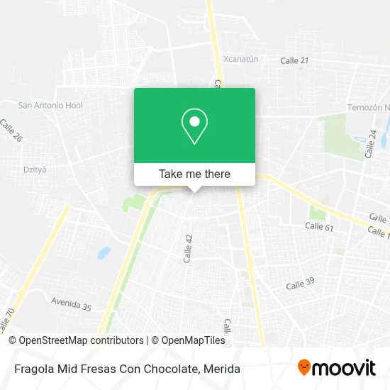 Fragola Mid Fresas Con Chocolate map