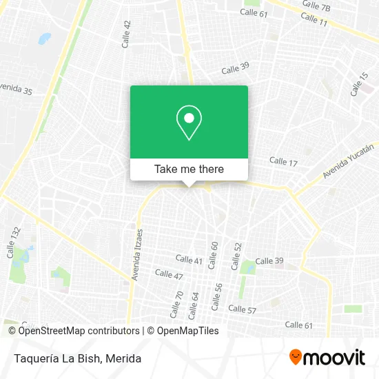 Taquería La Bish map