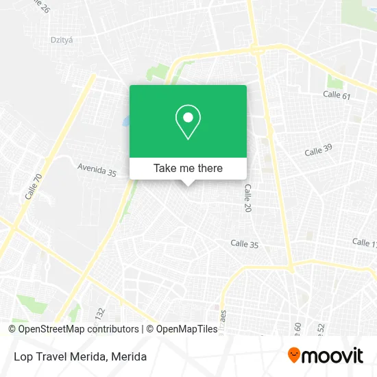 Lop Travel Merida map