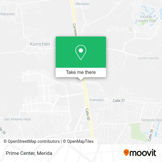 Prime Center map
