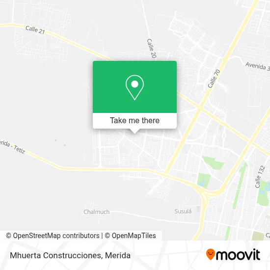 Mhuerta Construcciones map
