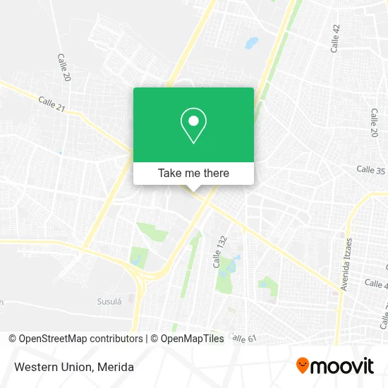 Western Union map