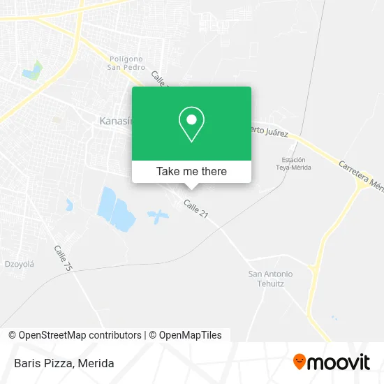 Baris Pizza map