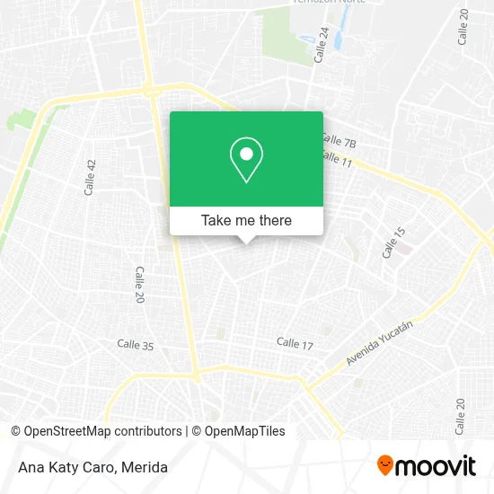 Ana Katy Caro map