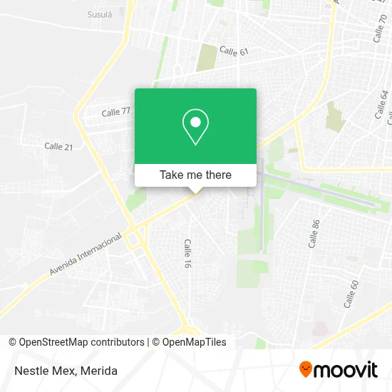 Nestle Mex map