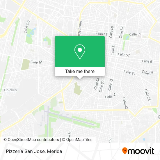 Pizzería San Jose map