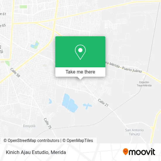 Kinich Ajau Estudio map