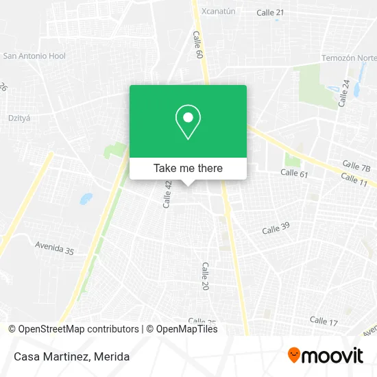 Casa Martinez map