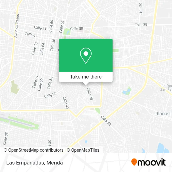 Las Empanadas map