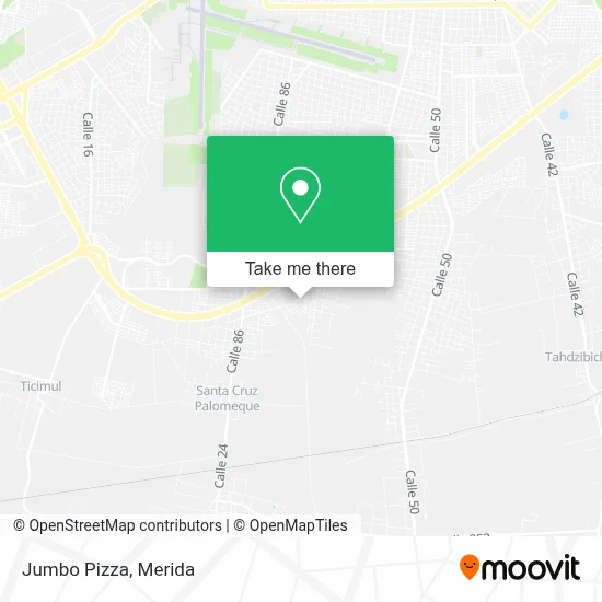 Jumbo Pizza map