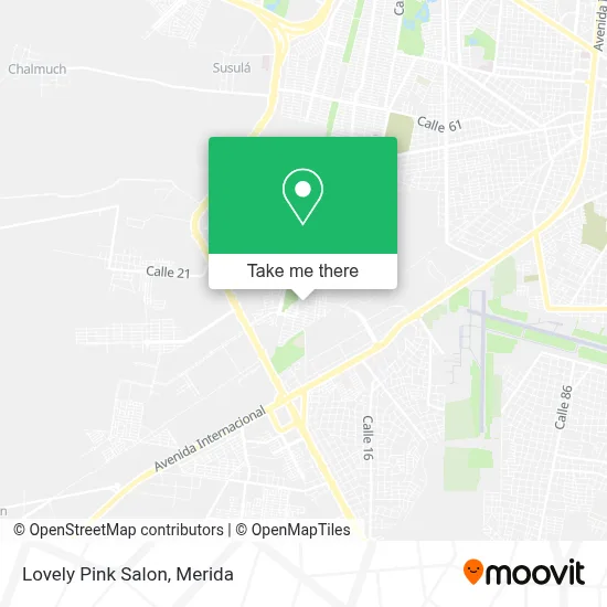 Lovely Pink Salon map