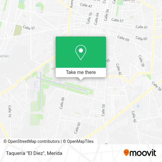 Taquería "El Diez" map