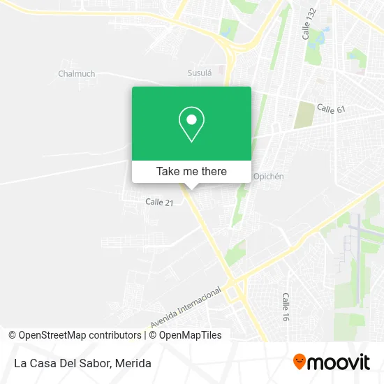 La Casa Del Sabor map