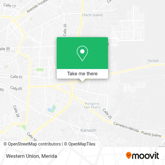 Western Union map