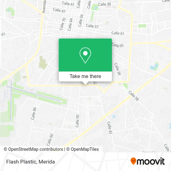 Flash Plastic map