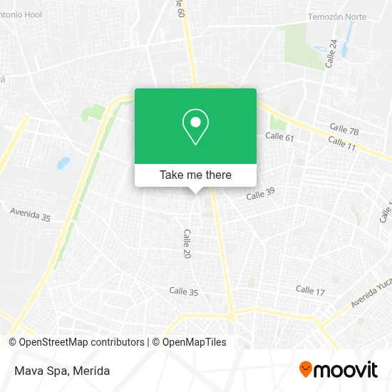Mava Spa map