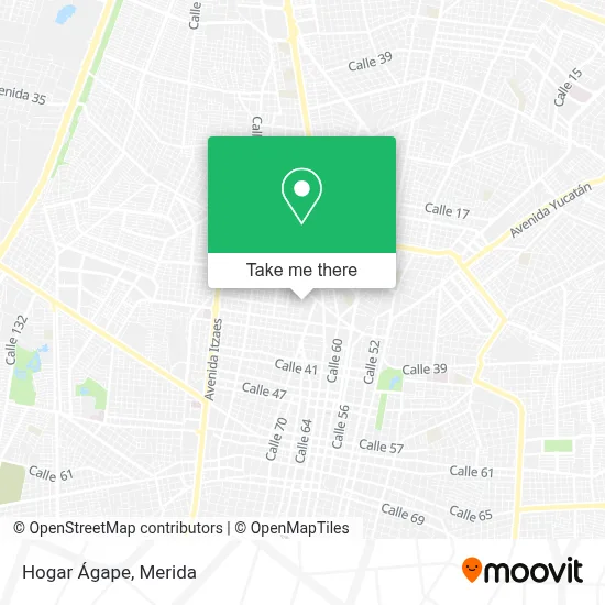 Hogar Ágape map