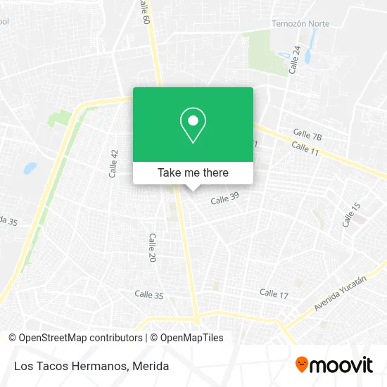 Los Tacos Hermanos map