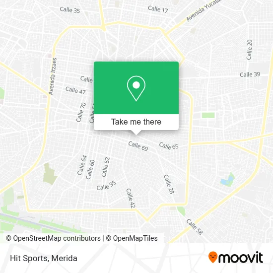 Hit Sports map