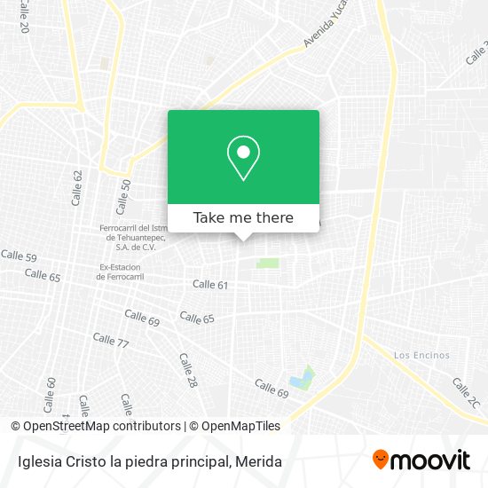 Iglesia Cristo la piedra principal map