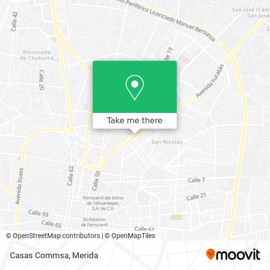 Mapa de Casas Commsa