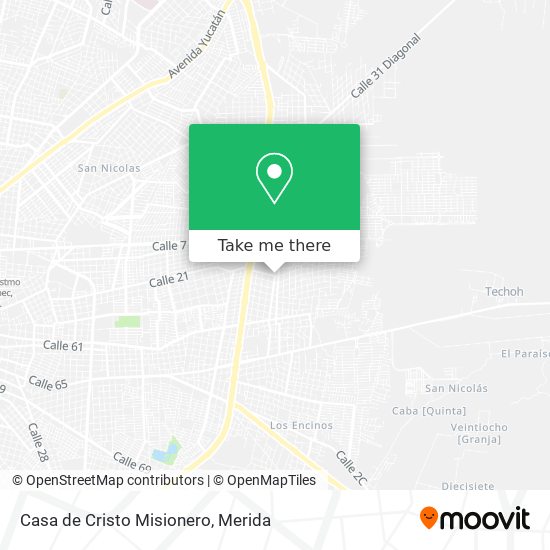 Casa de Cristo Misionero map
