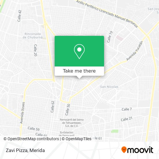 Zavi Pizza map