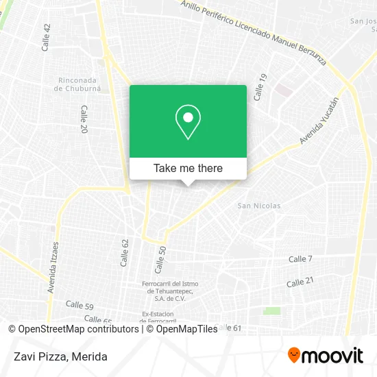 Zavi Pizza map