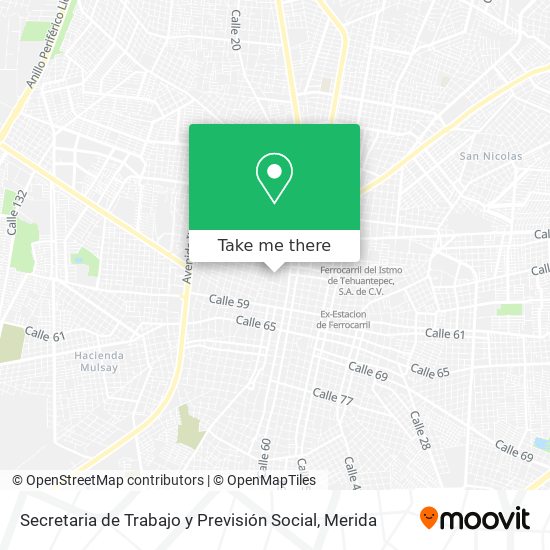 Secretaria de Trabajo y Previsión Social map