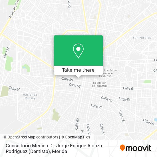 Consultorio Medico Dr. Jorge Enrique Alonzo Rodriguez (Dentista) map