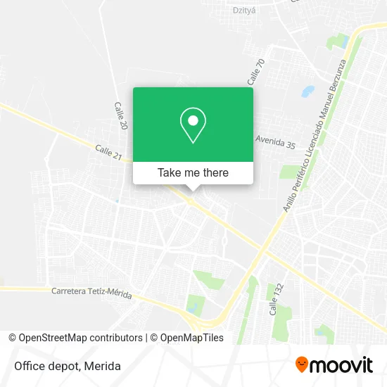 Office depot map