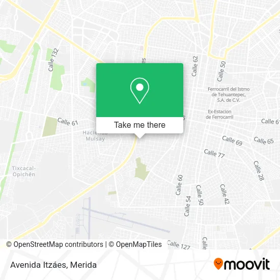 Mapa de Avenida Itzáes