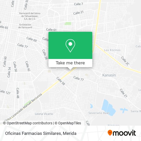 Oficinas Farmacias Similares map