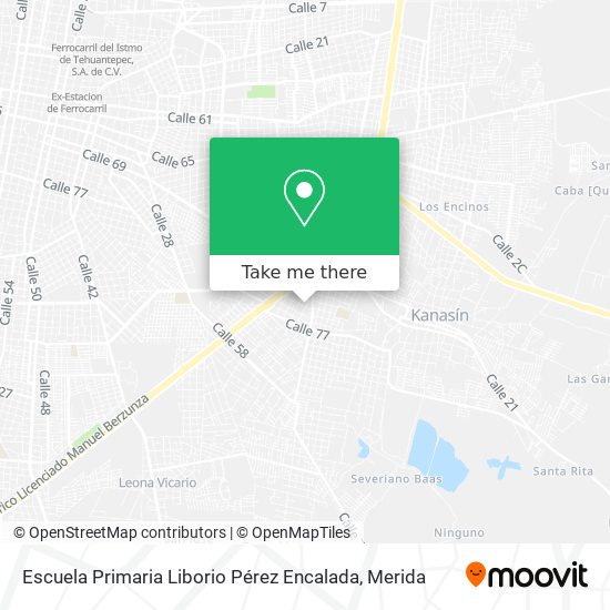 Escuela Primaria Liborio Pérez Encalada map
