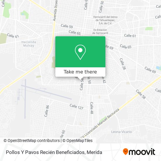 Pollos Y Pavos Recién Beneficiados map