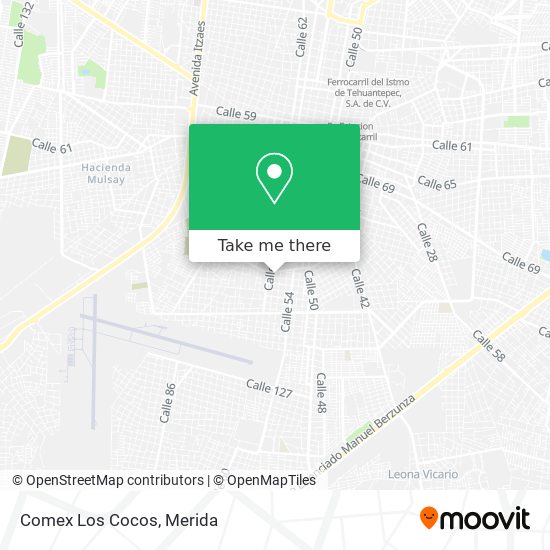 Mapa de Comex Los Cocos