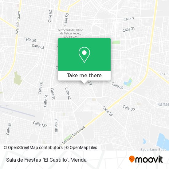 Mapa de Sala de Fiestas "El Castillo"