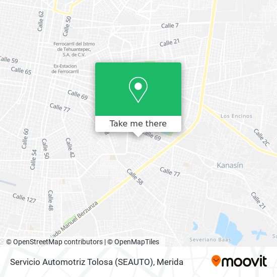 Servicio Automotriz Tolosa (SEAUTO) map