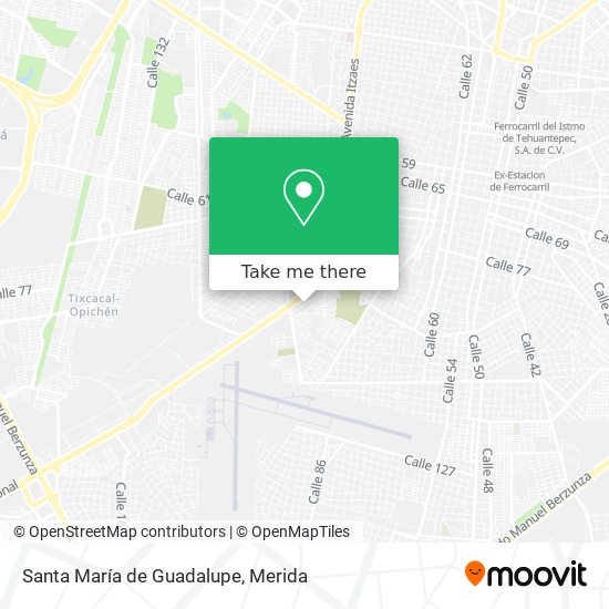 Santa María de Guadalupe map