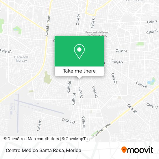 Mapa de Centro Medico Santa Rosa