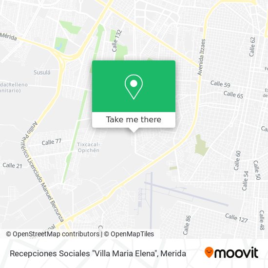 Recepciones Sociales "Villa Maria Elena" map