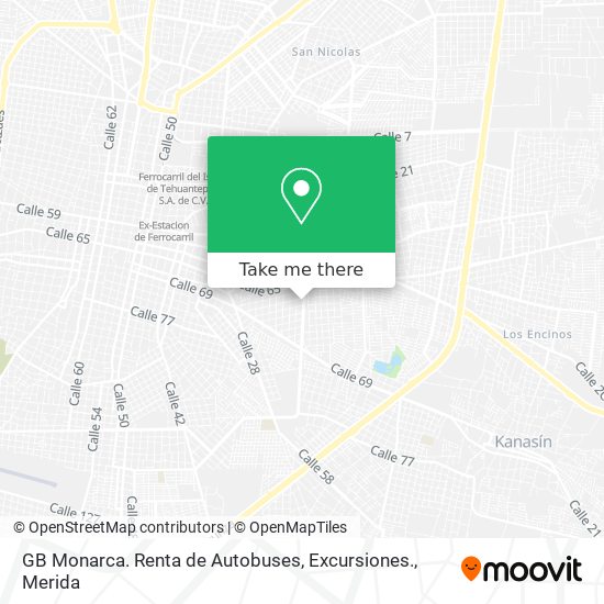 GB Monarca. Renta de Autobuses, Excursiones. map