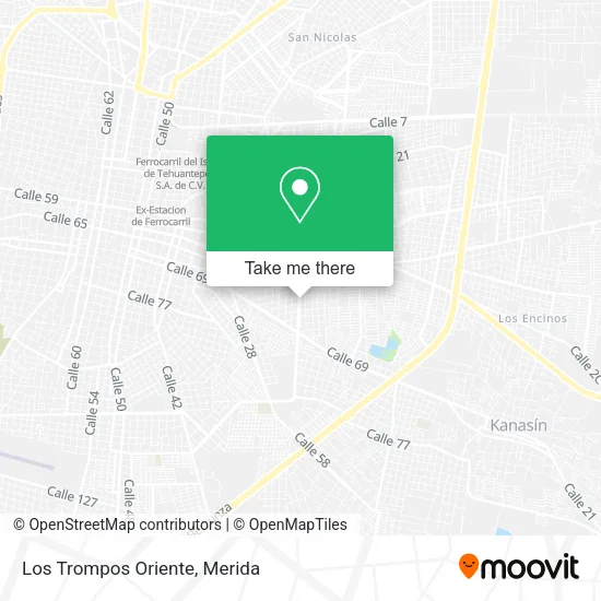 Mapa de Los Trompos Oriente