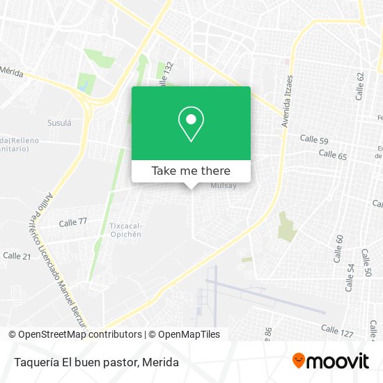 Taquería El buen pastor map