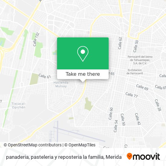 Mapa de panaderia, pasteleria y reposteria la familia