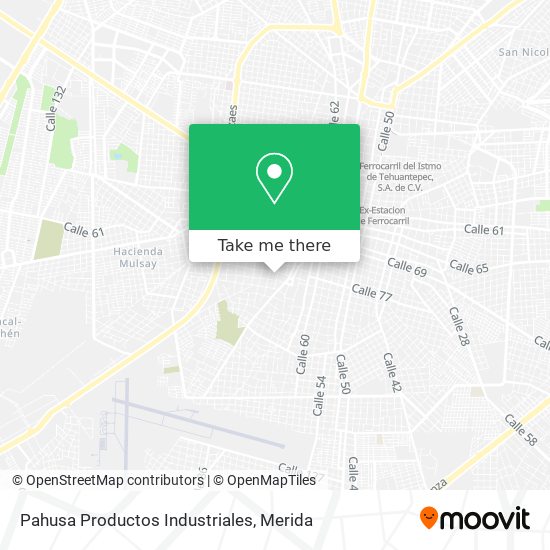 Pahusa Productos Industriales map