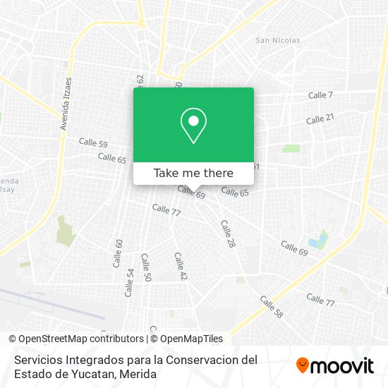 Servicios Integrados para la Conservacion del Estado de Yucatan map